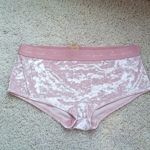 Victoria's Secret Pink,  velvet boyshorts
